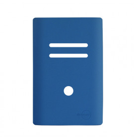 Placa p/ 2 Interruptores + Furo 4x2 - Novara Azul Fosco